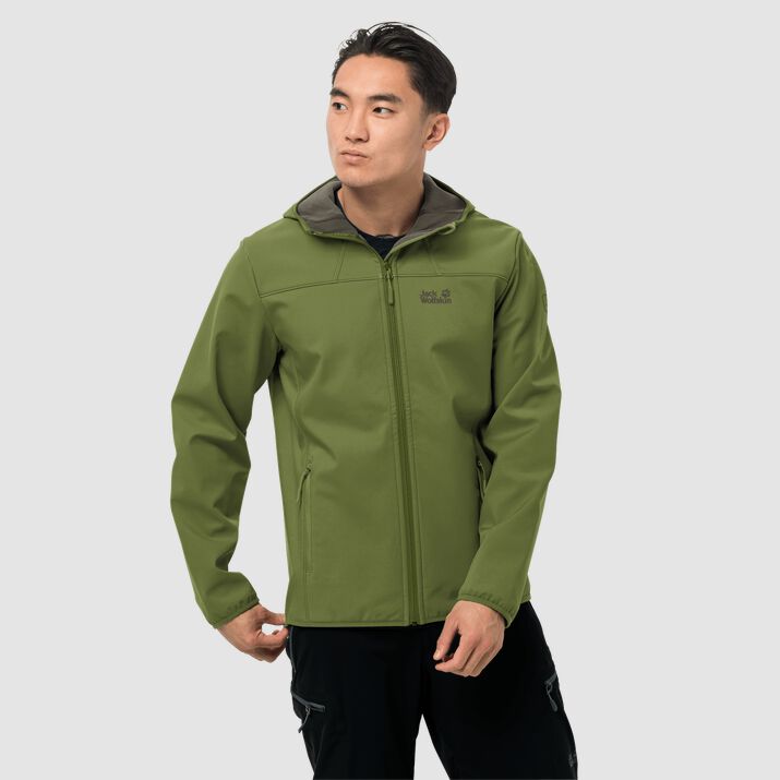 Jack Wolfskin Mens Northern Point Windproof Jacket Green 732068THE